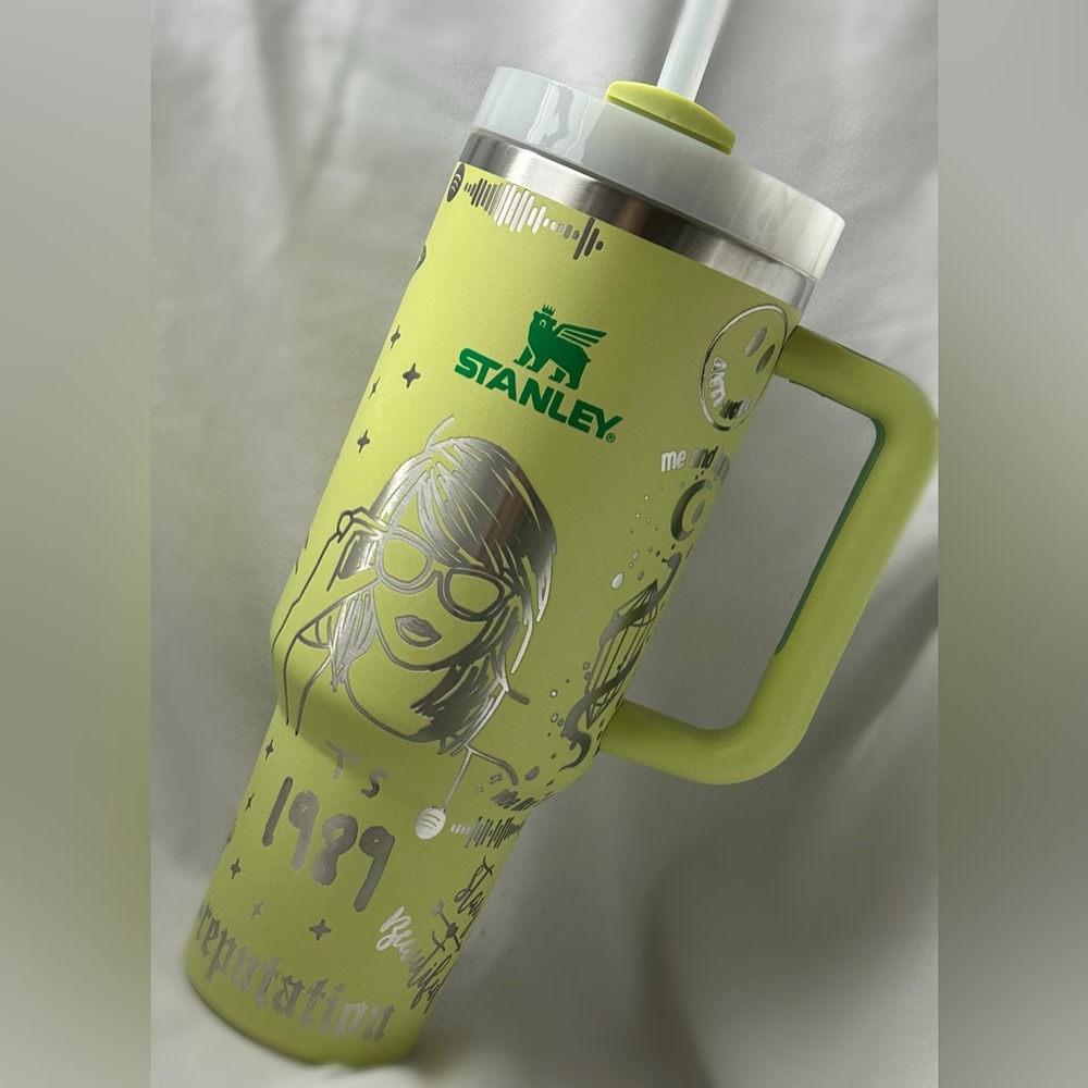 stanley40oz Citron Taylor Swift Inspired Custom Engraved Tumbler